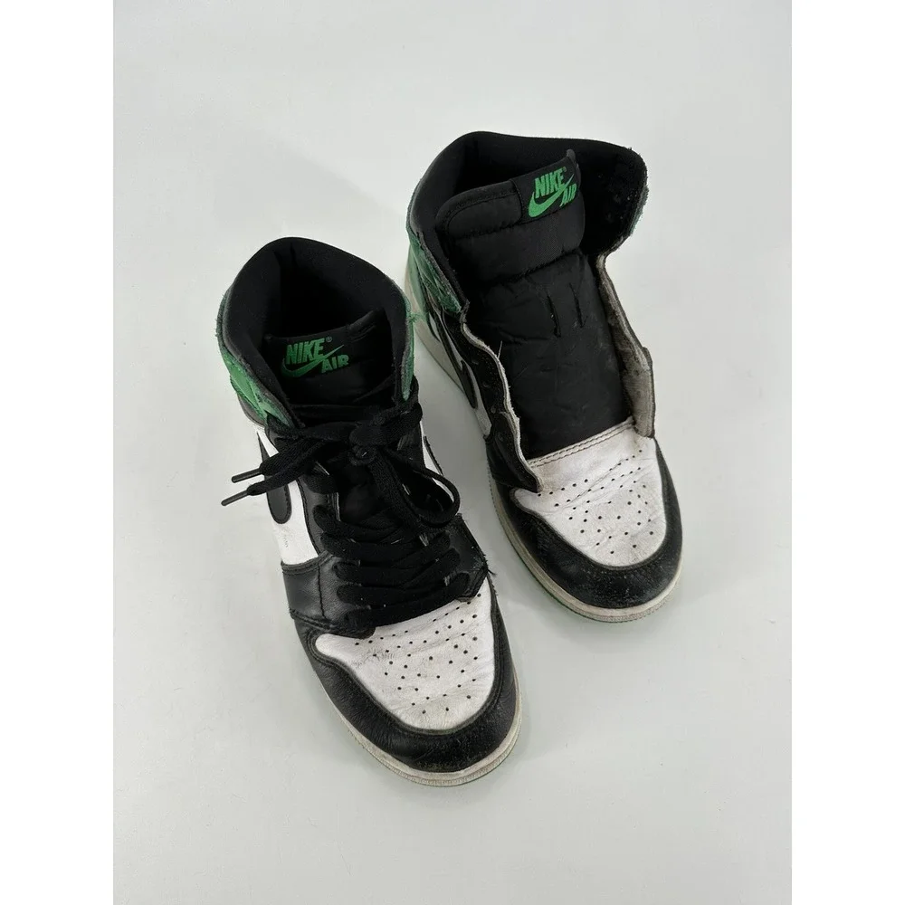Nike Air Jordan 1 Retro Boys Size 6Y Green Athletic Shoes‎ Sneakers FD1437-031